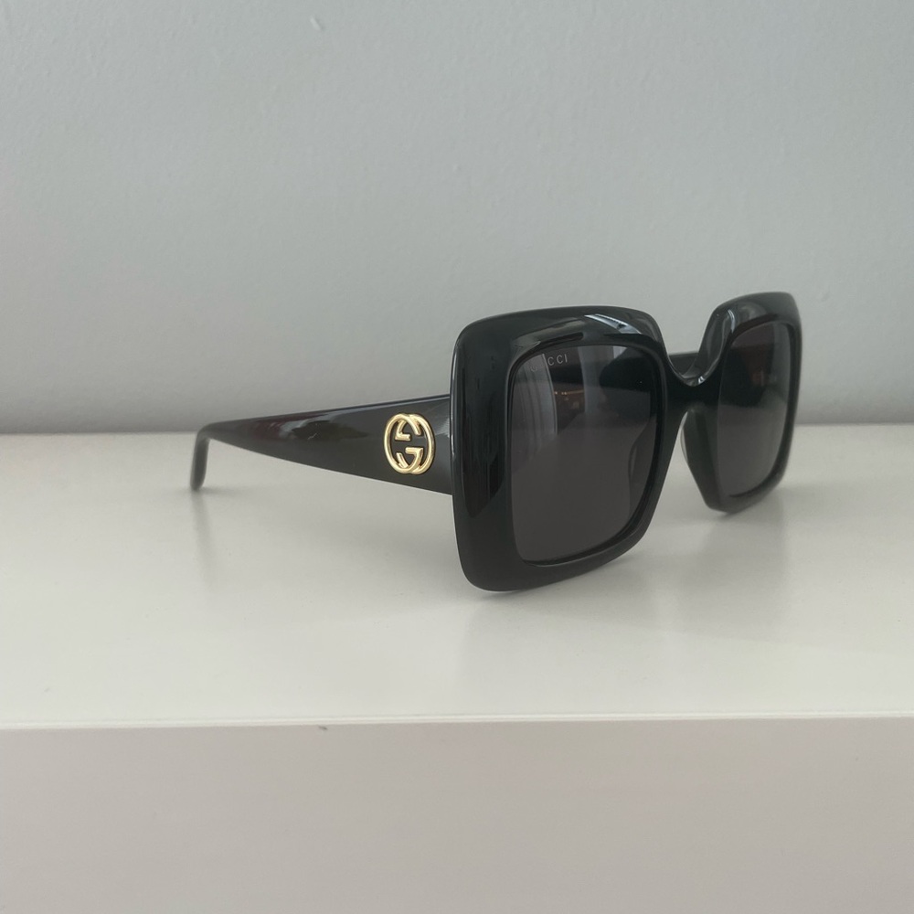 Gucci Black Square Sunglasses
